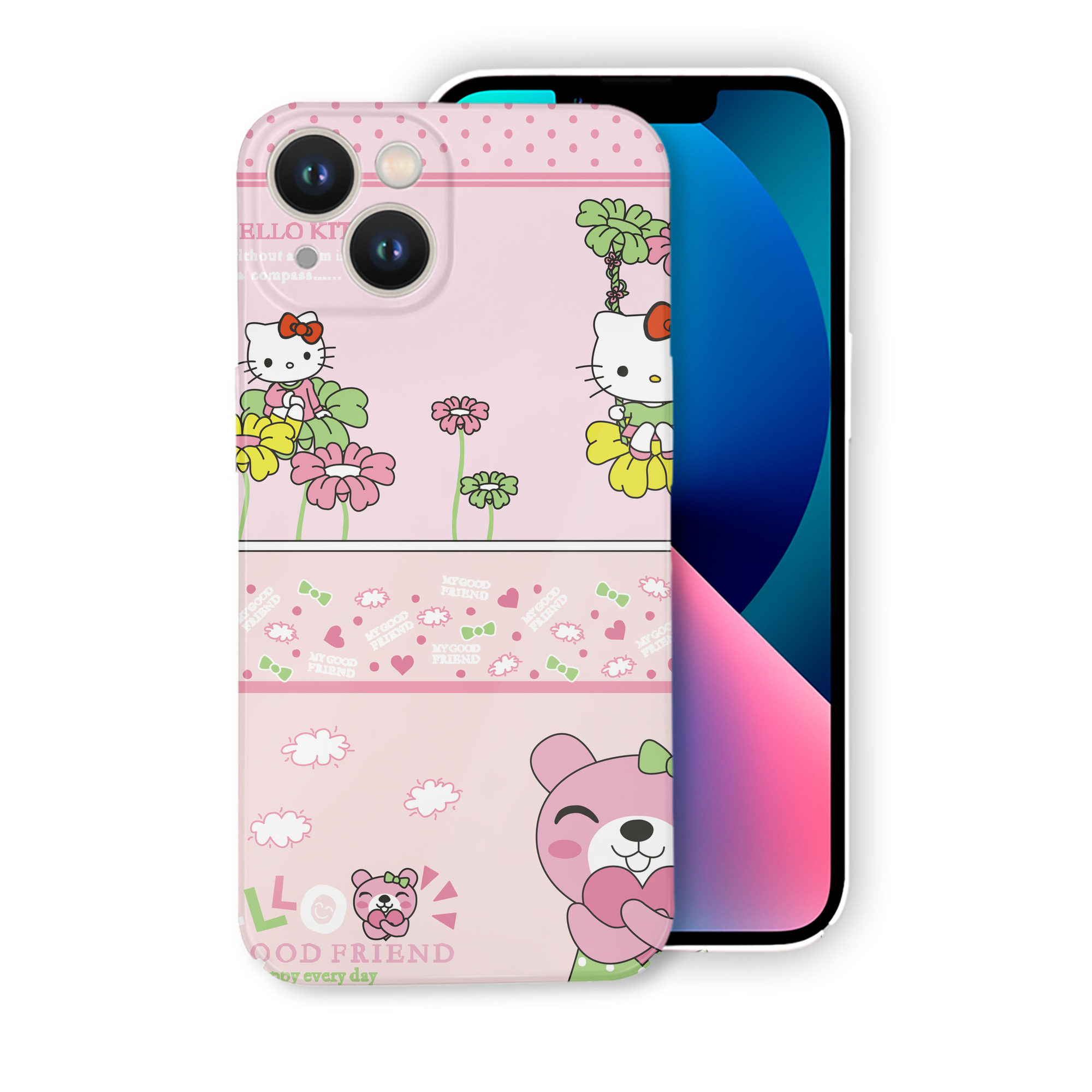 （画像用） Hello Kitty ハローキティ 【iPhone 14シリーズ対応】ハードケース